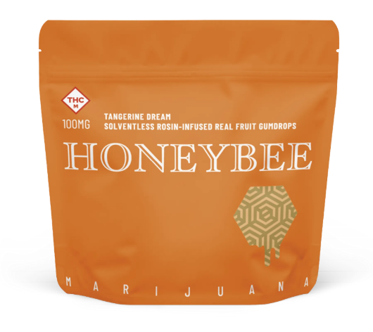 Photograph of product: 100mg Rosin Gummies | Tangerine Dream