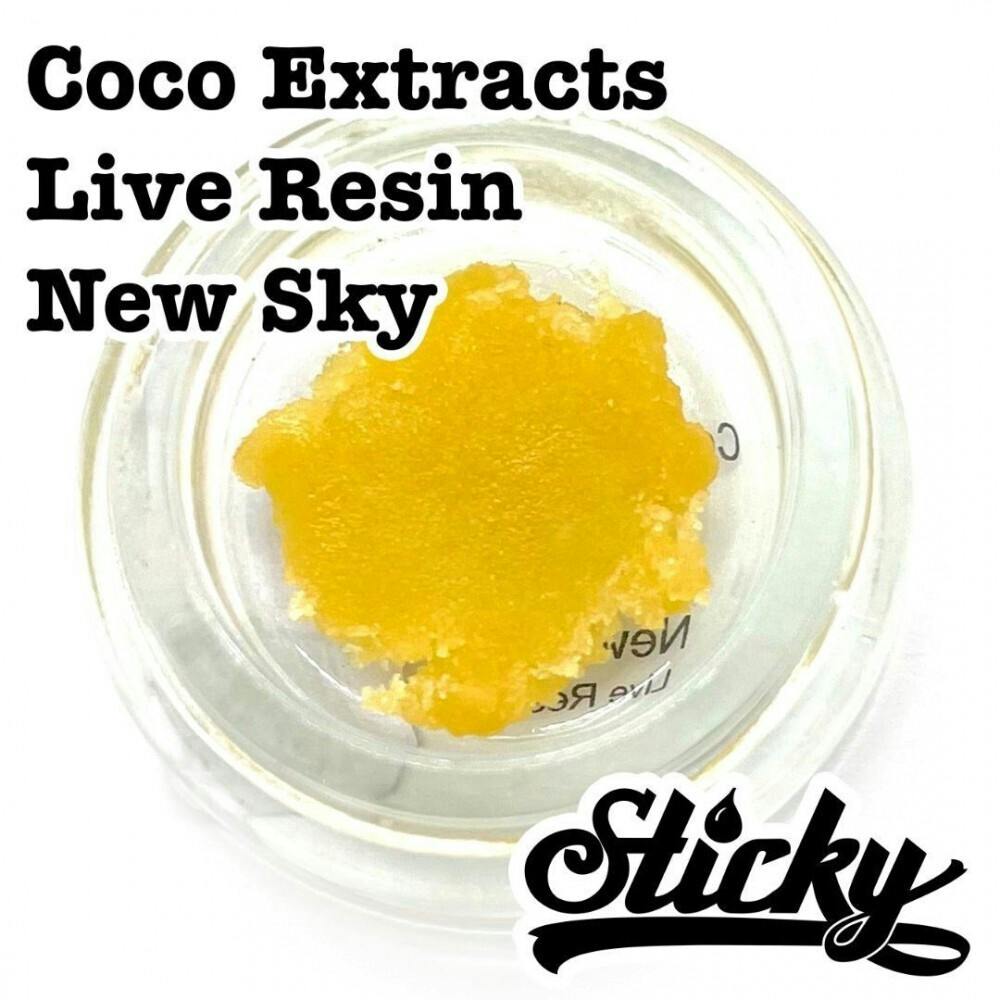 Photograph of product: Coco Extracts Live Resin New Sky 1g