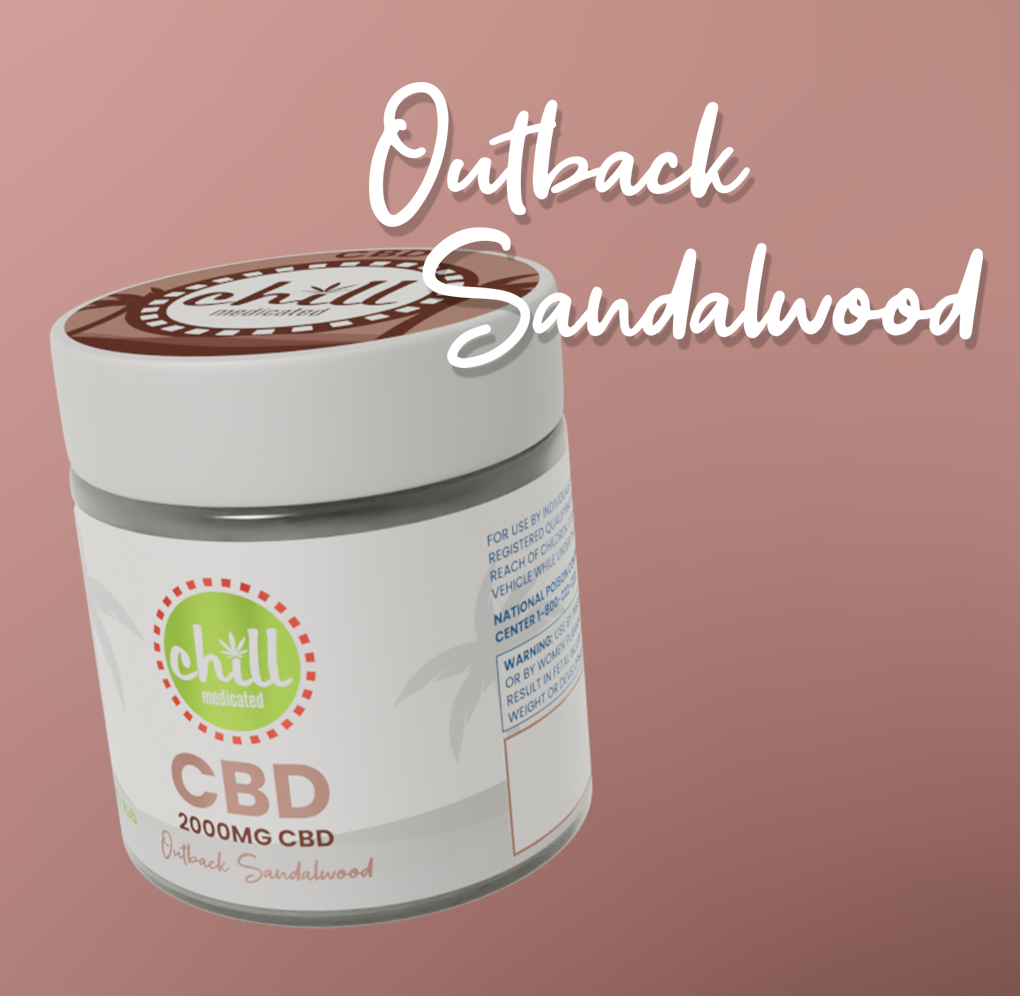 Photograph of product: Outback Sandalwood Body Rub | 2000mg