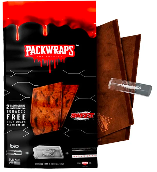 Photograph of Product: Packwraps - Sweet - Hemp Wraps All In One Kit (2pk)
