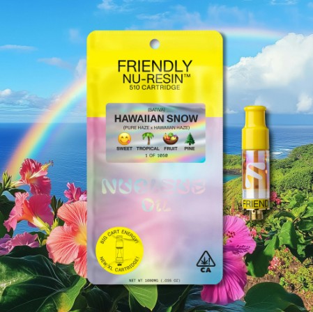 Photograph of product: FB | HAWAIIAN SNOW (S) | 1G NUCLEUS CR CART