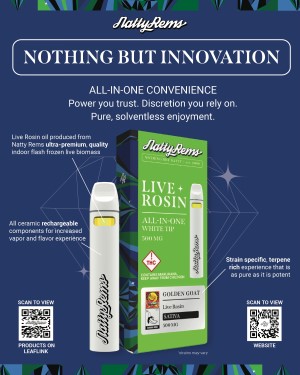 Photograph of product: Natty Rems AIO Live Rosin (S)