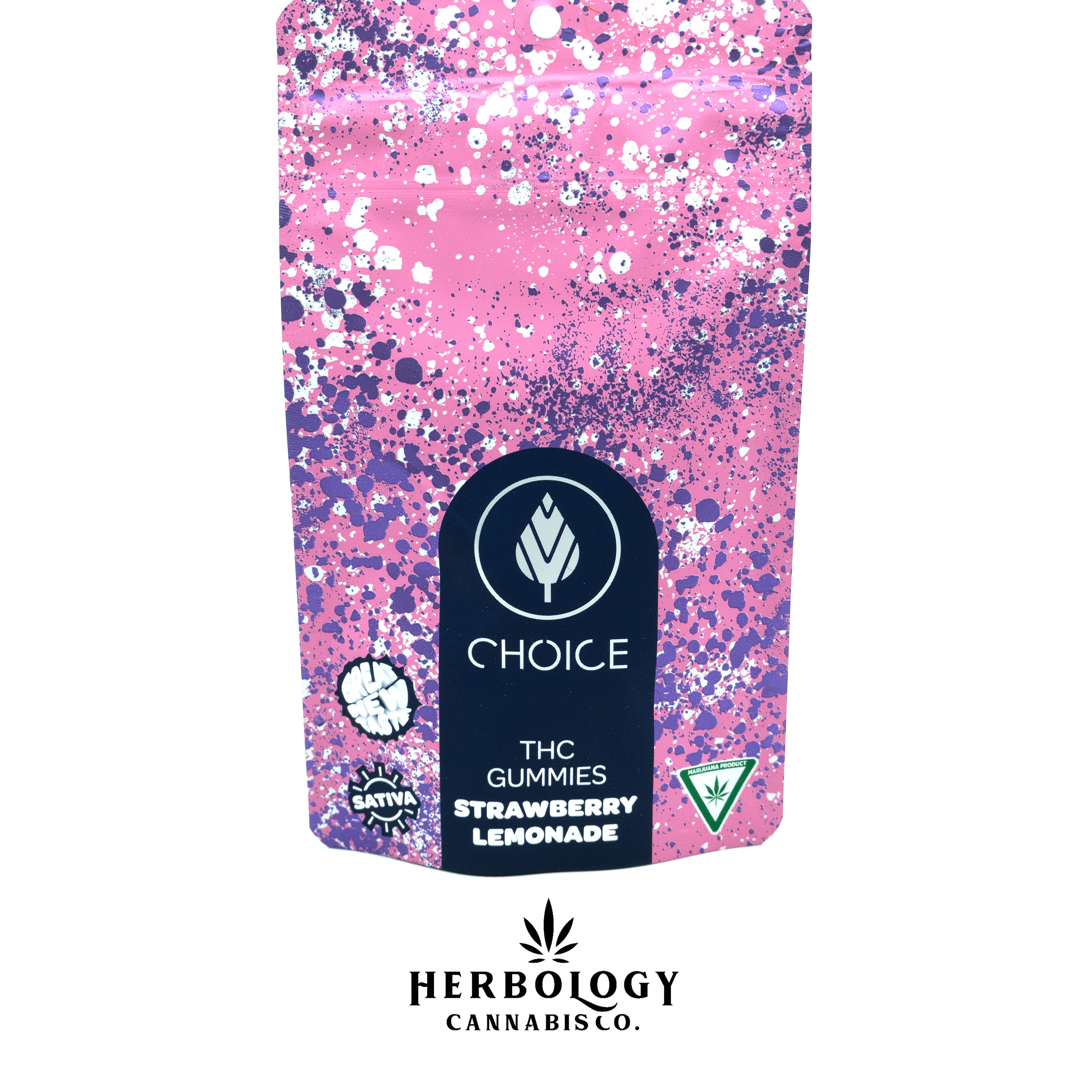 Photograph of product: Choice Chews | Gummy | Strawberry Lemonade | 100mg