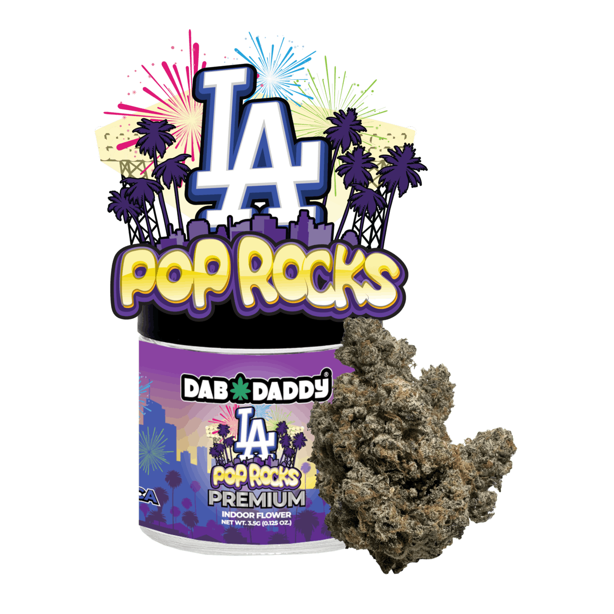 Photograph of product: LA POP ROCKS - DAB DADDY - INDOOR - 3.5g