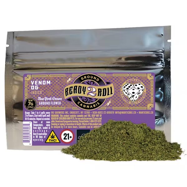 Photograph of product: Ready 2 Roll | Venom OG | 7g | Ground Flower