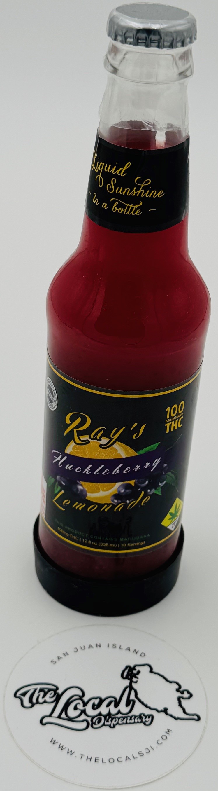 Photograph of product: Huckleberry Lemonade 100mg TH-oui 12oz