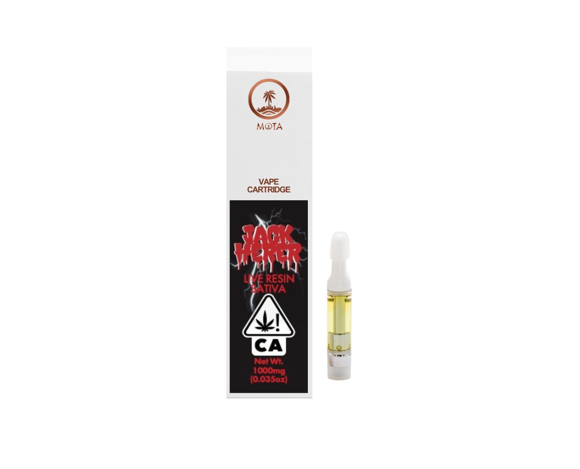 Photograph of product: Mota LR Cart 1g Jack Herer