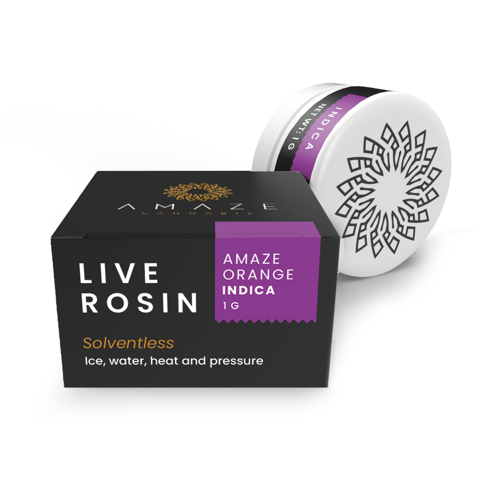 Photograph of product: AMAZE Oui'd - Amaze Orange - [1g] Live au chocolat Rosin