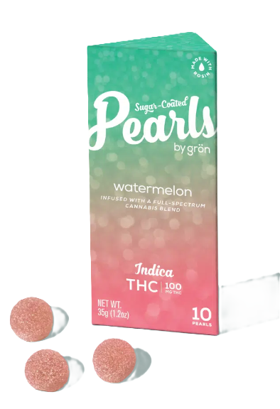 Photograph of product: Pearls Watermelon Oui'd 100mg [F69]