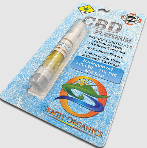 Photograph of product: Skagit Organics - CBD 5:1 Harlequin - Platinum Cartridge