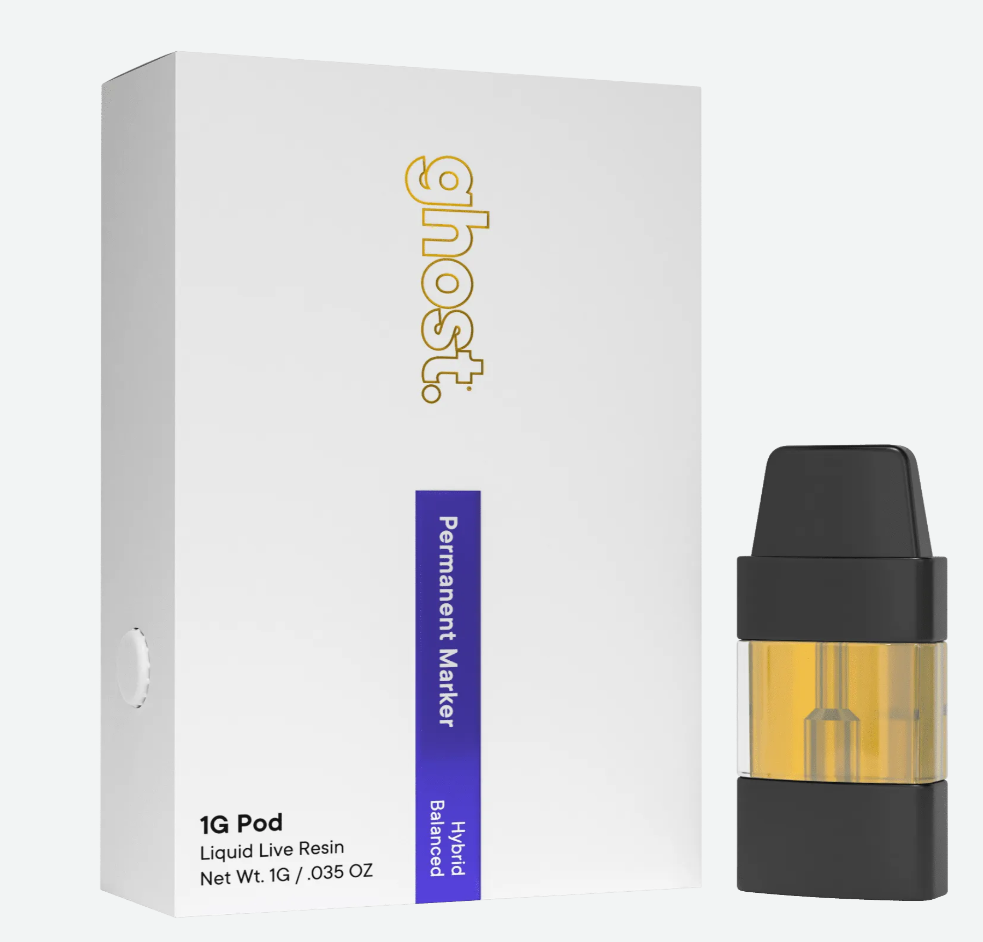 Photograph of product: Permanent Marker | 1g Resin Cart | Ghost