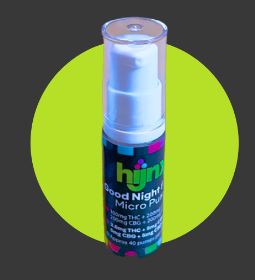 Photograph of product: Tincture | HIJNX | Good Night Sleep Micro Pump [1:2:2:2 TH-oui/CBN/CBD/CBG] [100mg
