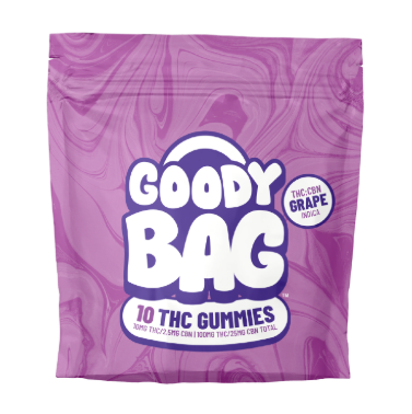 Photograph of product: Goody Bag - 2:1 TH-oui:CBN - Goodnight Grape (200mg)