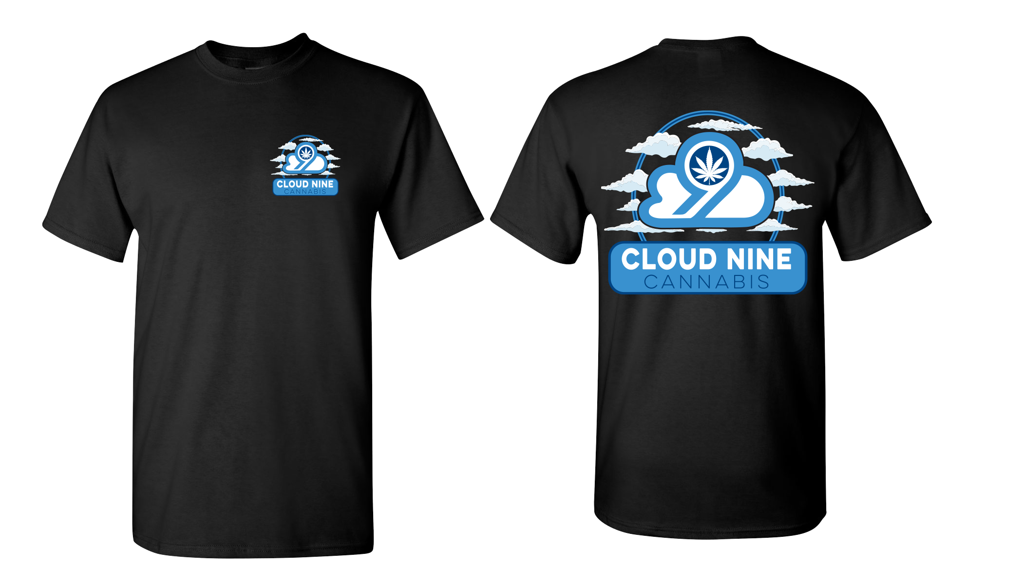 Photograph of product: Cloud Nine Leaf/Clouds XL T-Shirt