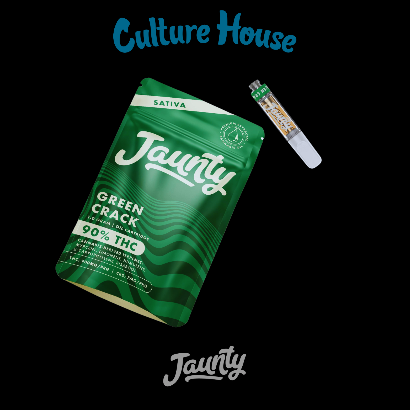 Photograph of product: Jaunty | Green Crack