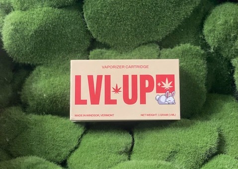 Photograph of product: Distillate Vape Cart | Peach Jam | LVL UP