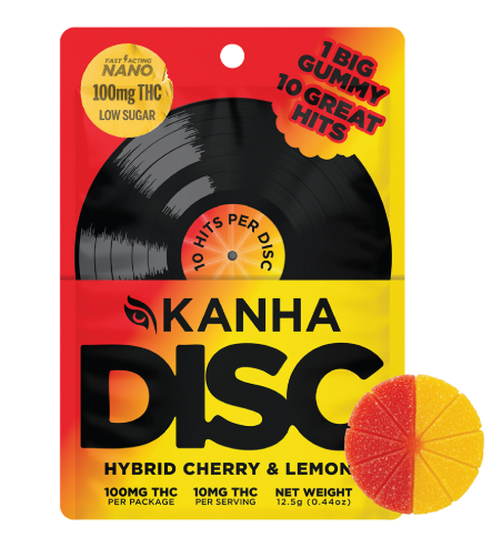 Photograph of product: Cherry & Lemon | Disc | 1pk | 100mg