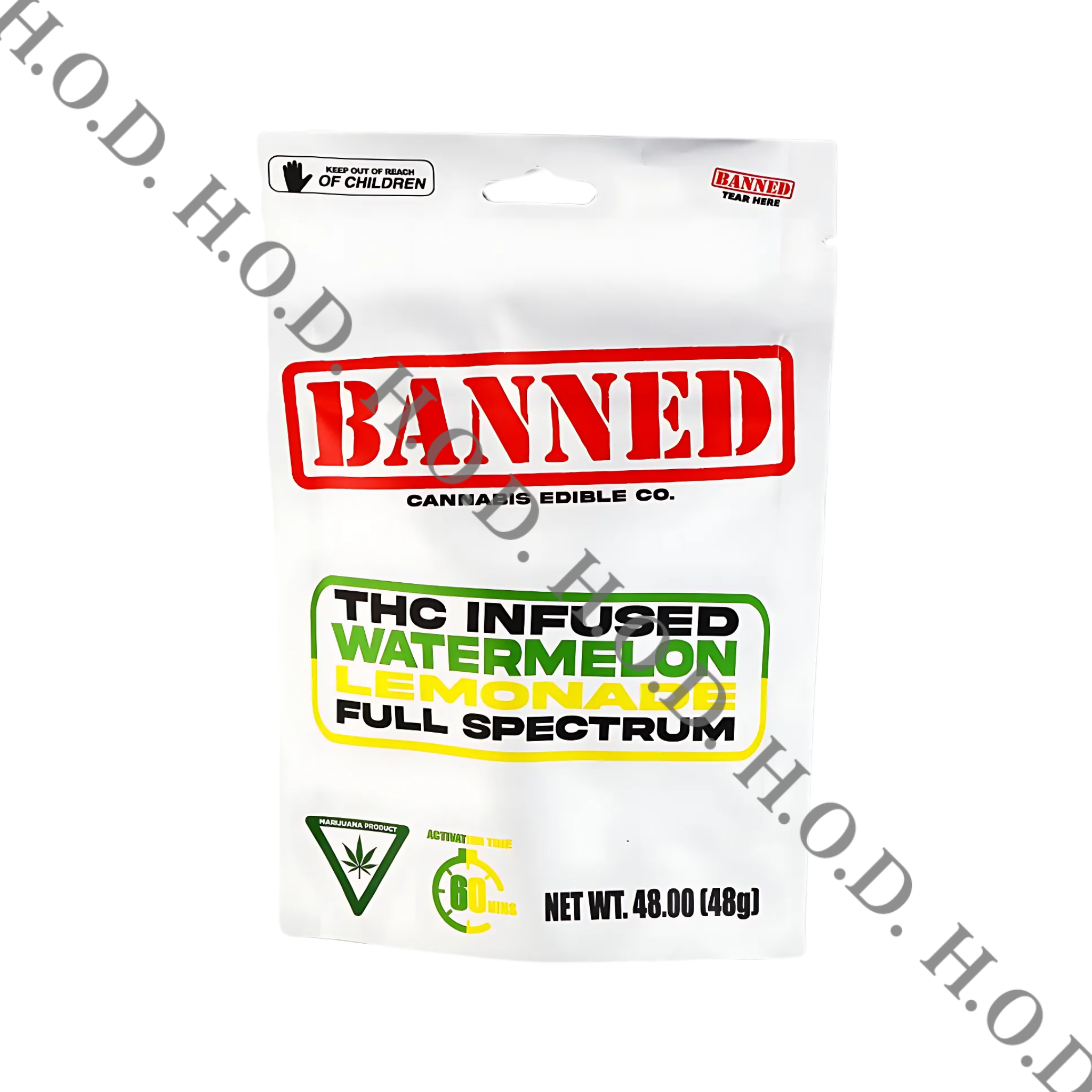 Photograph of product: Banned Watermelon Lemonade Gummy Clusters 200mg