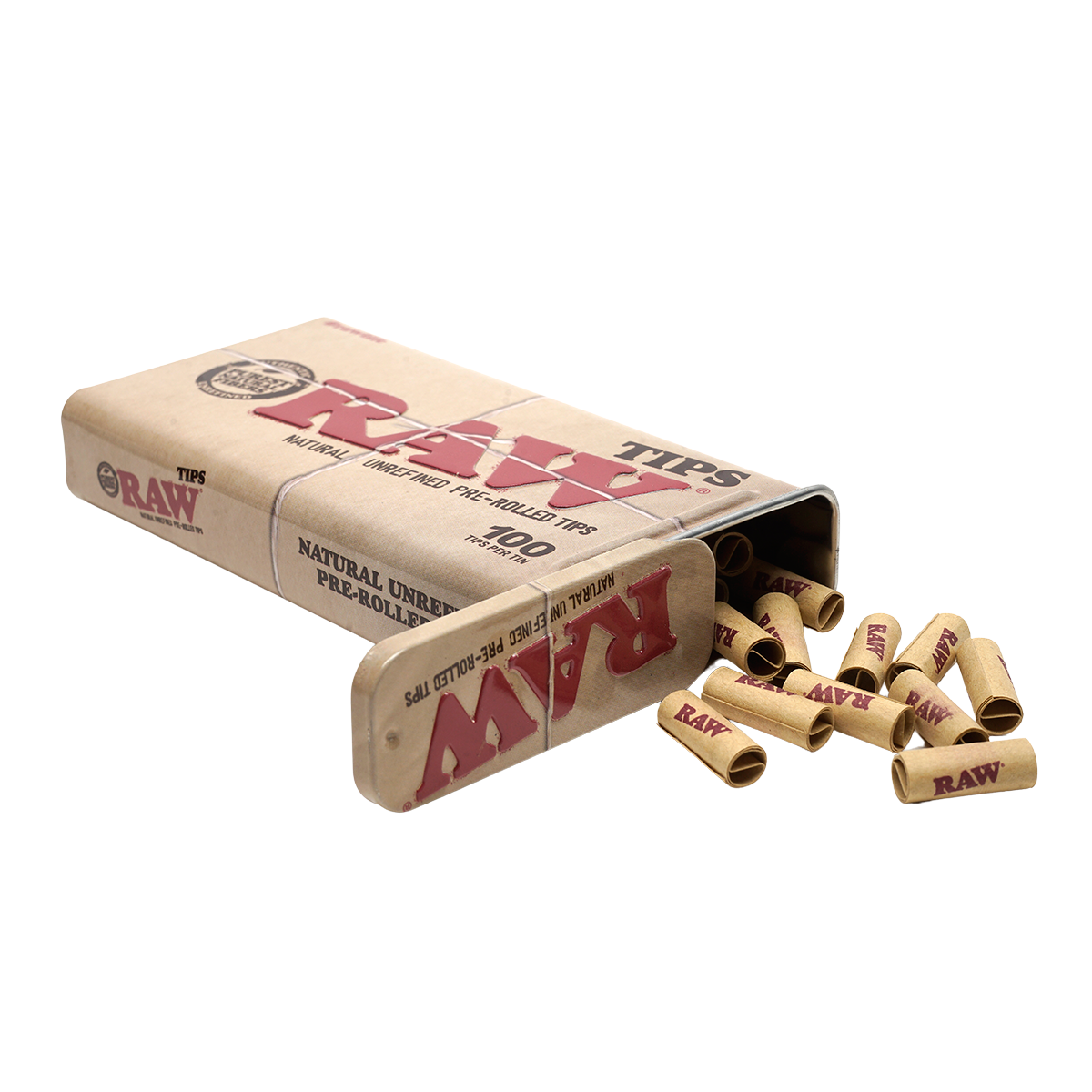 Photograph of product: Pre-Roll Tips | 21pk | RAW |