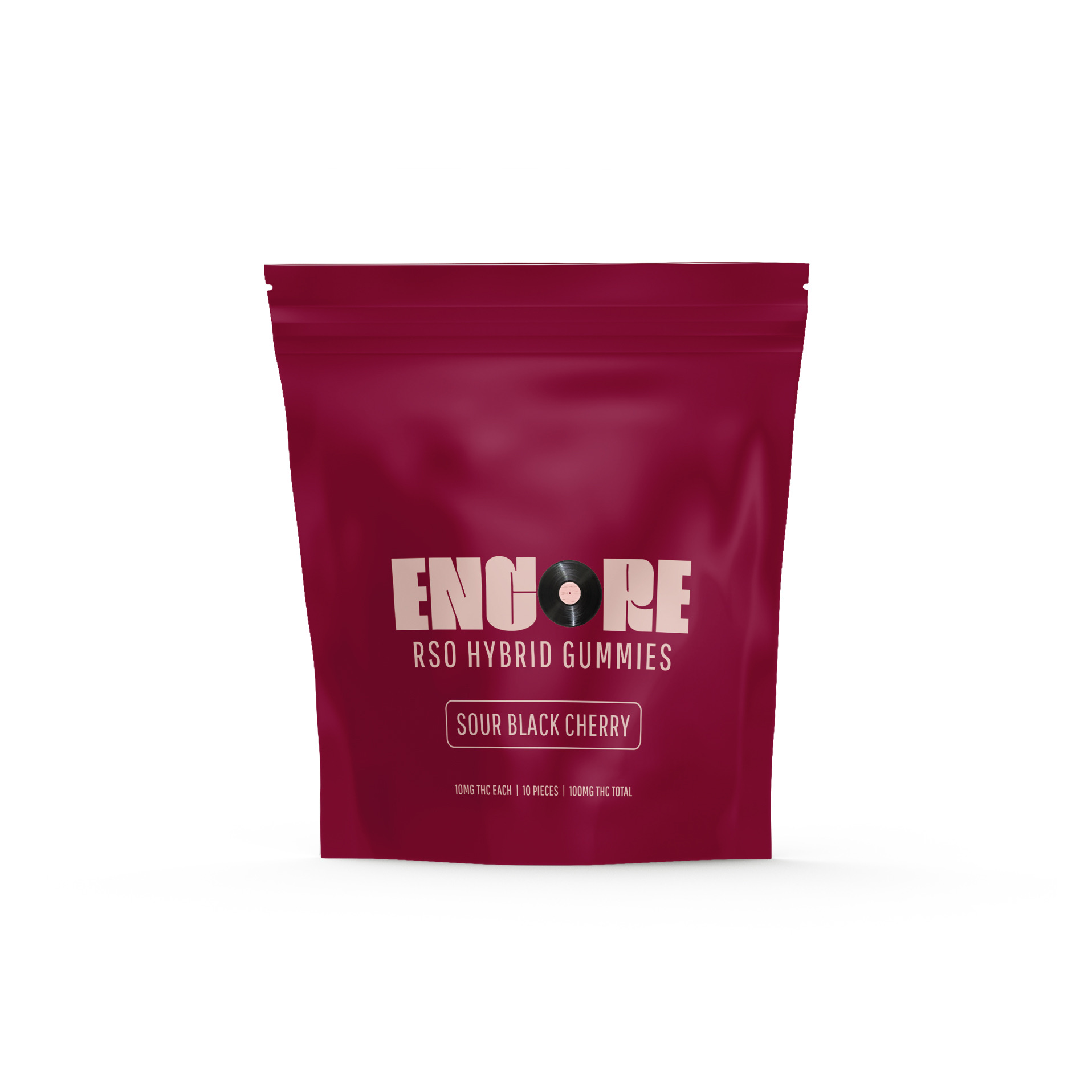 Photograph of product: Encore | Gummies | Black Cherry RSO | 10pk/100mg
