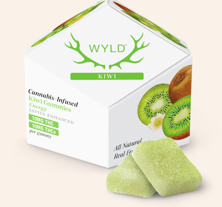 Photograph of product: Gummies | WYLD | Kiwi [TH-ouiV] [10pk]