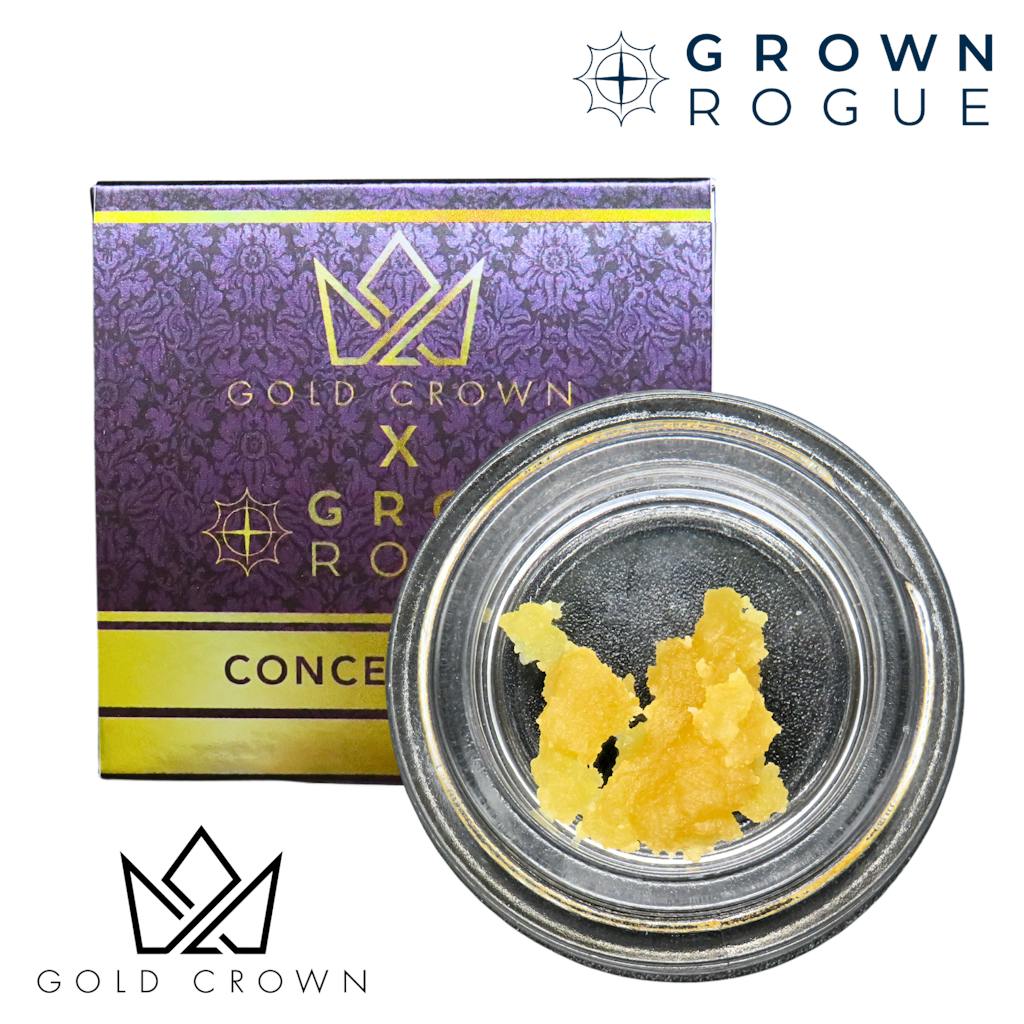 Photograph of product: Gold Crown x Grown Rogue - 1g Crumble - Pink Passion Fruit