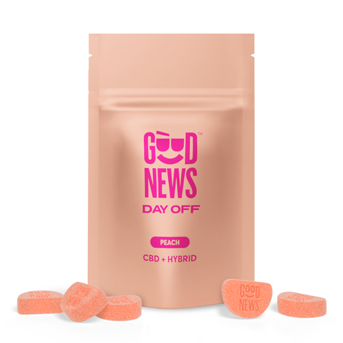 Photograph of product: Ratioed Peach Gummies 100mg (10-Pack | 10mg Each)