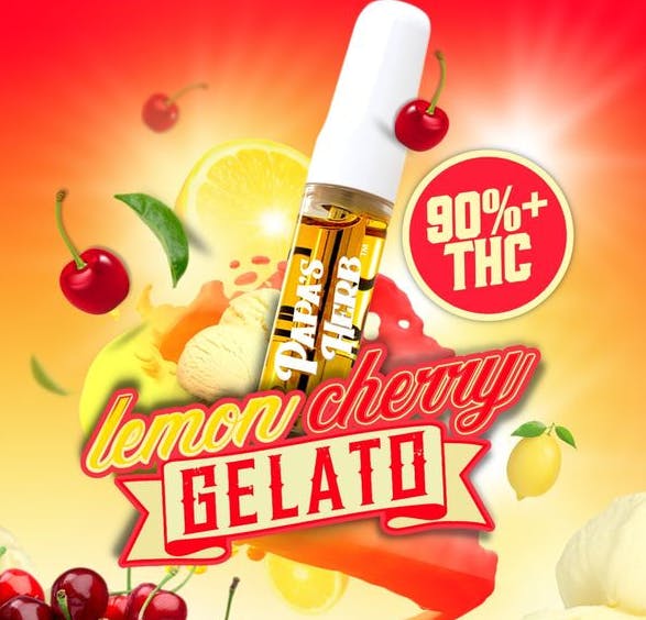 Photograph of product: Lemon Cherry Gelato (H) 1g - Cartridge - Retail
