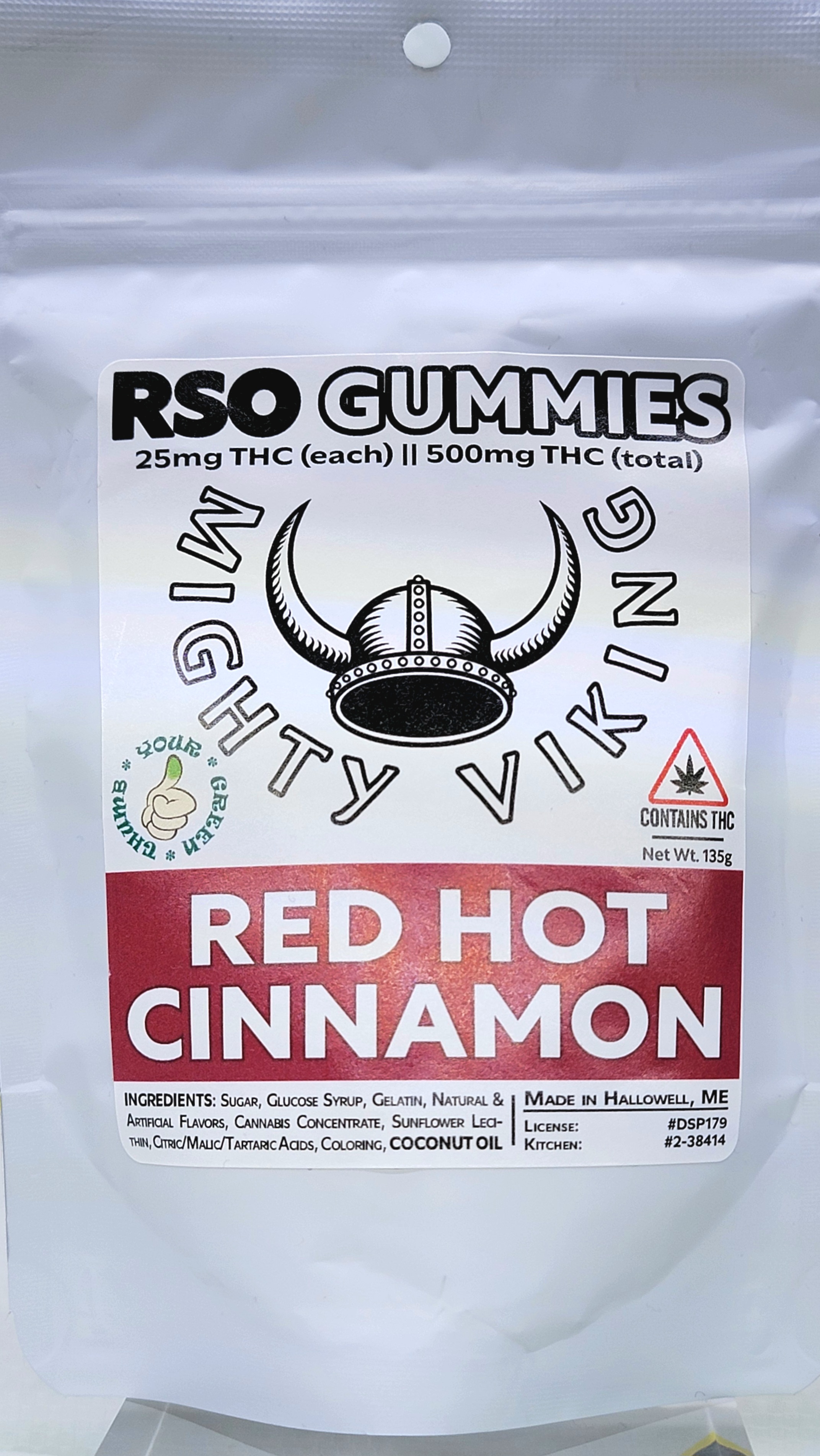 Photograph of product: 25MG Mango RSO Gummies