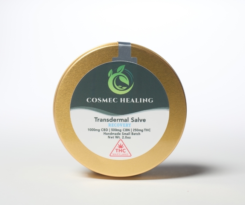 Photograph of product: Recovery Transdermal Salve 1:2:4 250mg - Cosmec Healing