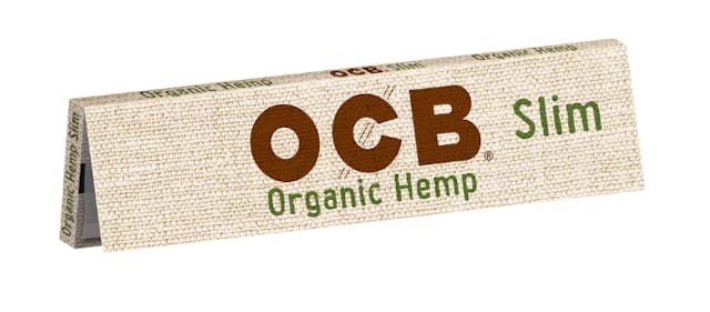 Photograph of product: OCB Organic Hemp | Slim | 32ct Rolling Papers - 