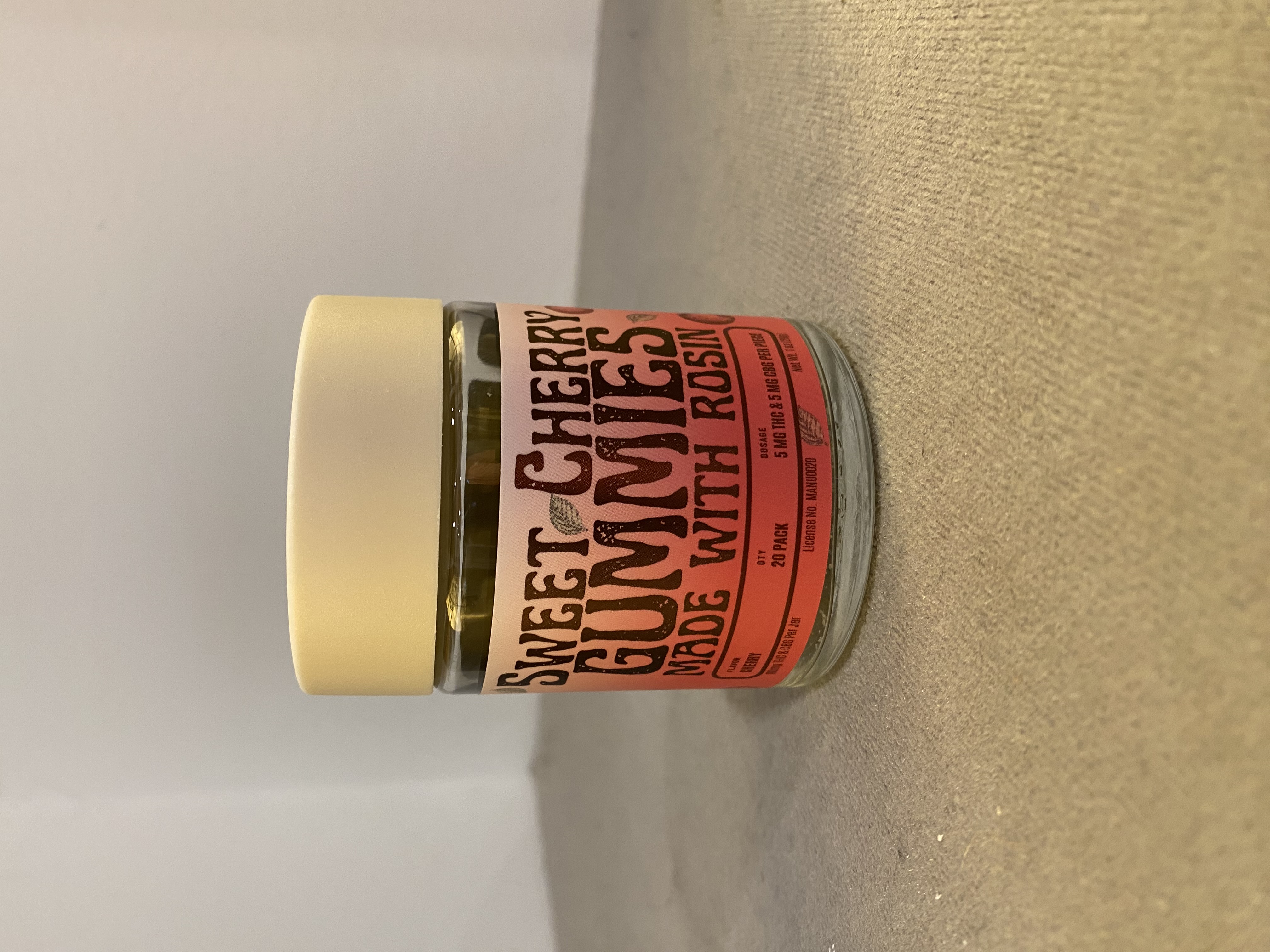 Photograph of product: Highly Rooted | Sweet Cherry | Gummies | 100MG TH-oui & CBG  (5MG ea)