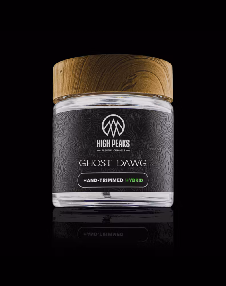 Photograph of product: High Peaks | Flower | Ghost Dawg | 3.5 - 3.5g