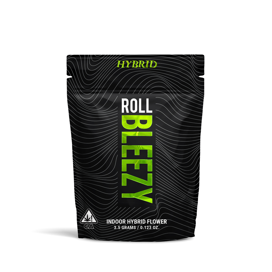 Photograph of product: ROLL BLEEZY FLOWER - AMARETTO MINTS 3.5G