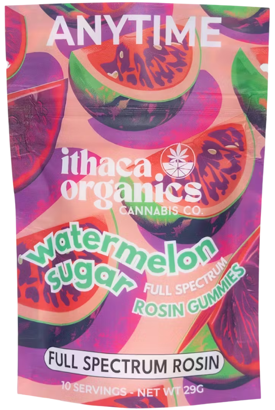 Photograph of Product: Full Spectrum Rosin Watermelon Sugar - Gummie 10 Pack (100mg)