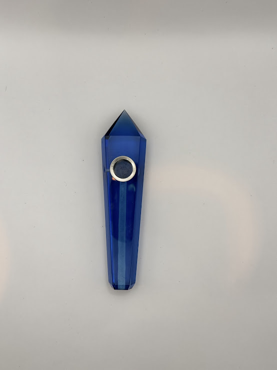 Photograph of product: Gemstone Hand Pipe | Assorted Gemstone Colors
