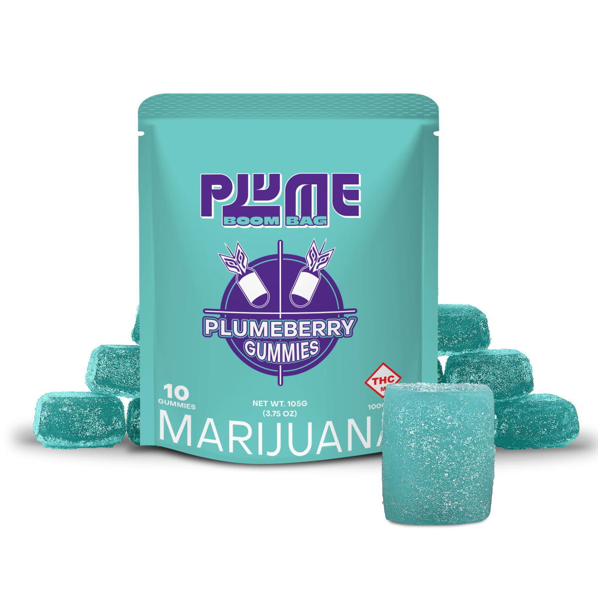 Photograph of product: Plume | Plumeberry BOOM BAG | 1000mg (10pk)