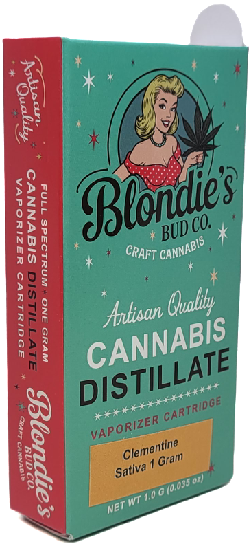 Photograph of product: Clementine Distillate Vape Cart | Blondies Bud Co