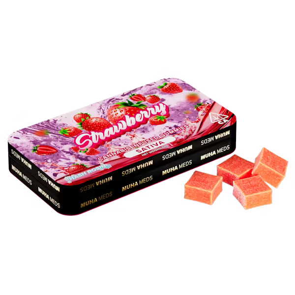Photograph of product: Strawberry au chocolat Rosin Gummies