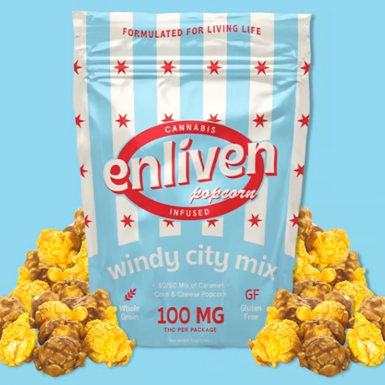 Photograph of product: Popcorn | Enliven | Windy City Mix [100mg]