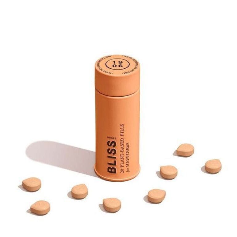 Photograph of product: Bliss Drops | 1:1 TH-oui:CBD Capsules/Pills | 100mg