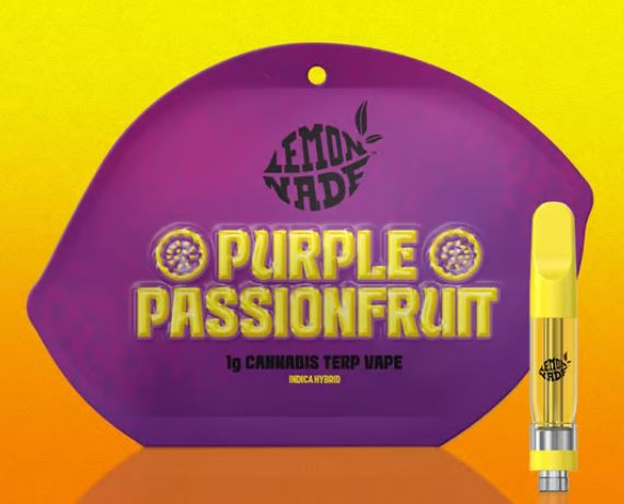 Photograph of product: Lemonnade - Purple Passionfruit - - Oui'd - Cartridge