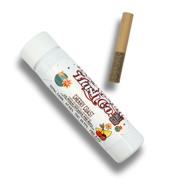 Photograph of product: Cherry Coast | 0.5g Rosin Infused | Ice Kream au chocolat Co.