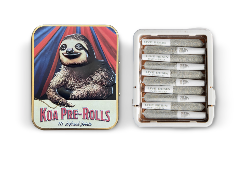 Photograph of product: KOA | Sour Diesel (s) Infused Pre-Rolls 0.35g/10-pk