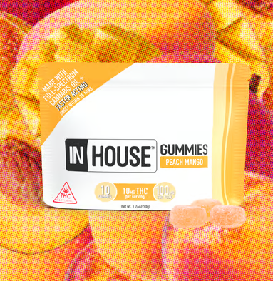Photograph of product: Gummies | Peach Mango | 25mg per Serving | 20 Servings