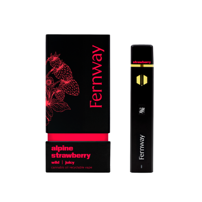 Photograph of product: Fernway | Alpine Strawberry Disposable | 1g