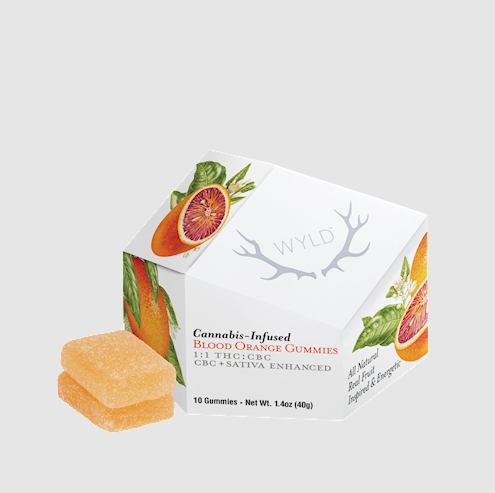 Photograph of product: Wyld - Blood Orange CBC [1:1] - 10pk Gummies