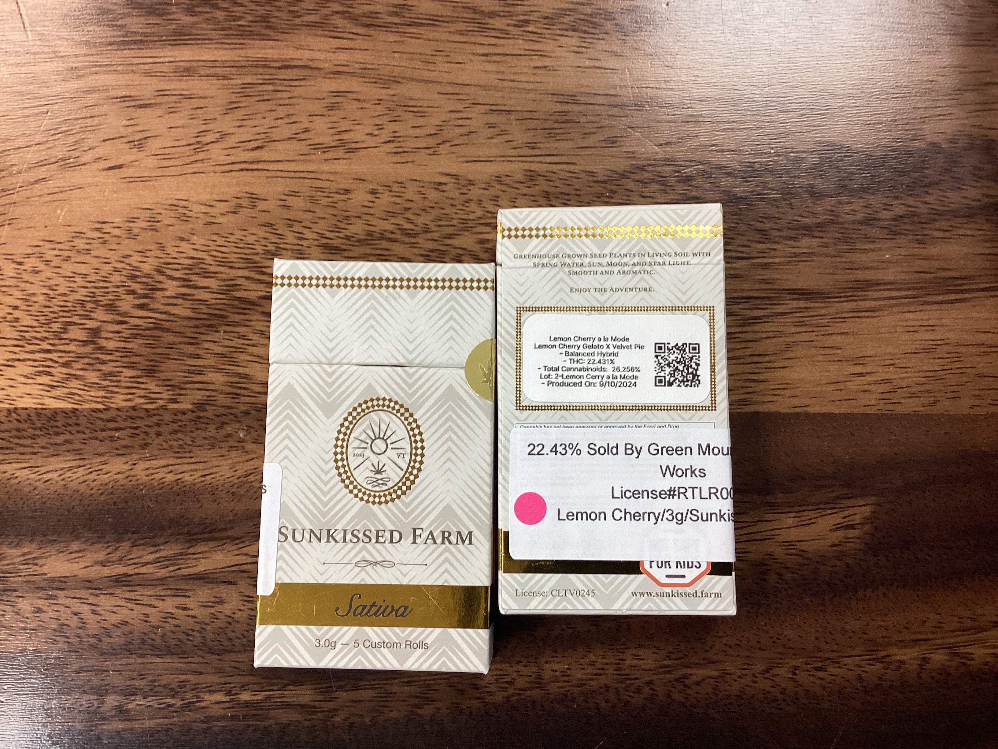 Photograph of product: 5pk Lemon Cherry a La Mode
