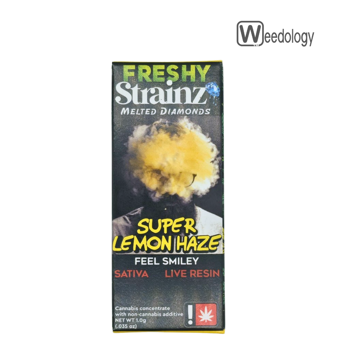 Photograph of product: Freshy 1g SUPER LEMON HAZE Strainz FLAV-LR Vape
