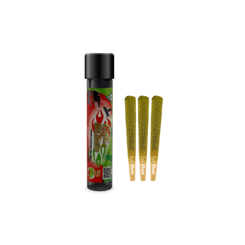 Photograph of product: Cherry Lime Tarantula | Infused Pre Rolls | 3pk | 1g ea (S)